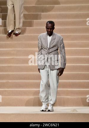 LUCA MAGLIANO MODENSCHAU IM PITTI UOMO #105 Stockfoto