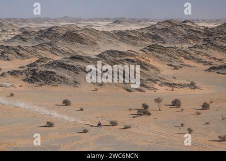 30 MAIO Antonio (PRT), Yamaha Portugal, Yamaha, Moto, Action während der 7. Etappe der Dakar 2024 am 14. Januar 2024 zwischen Riad und Al Duwadimi, Saudi-Arabien - Foto Antonin Vincent / DPPI Stockfoto