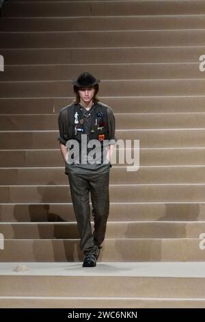 LUCA MAGLIANO MODENSCHAU IM PITTI UOMO #105 Stockfoto