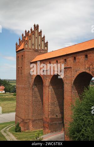 Schloss des Deutschen Ordens - Residenz des Bistums Pomesania in Kwidzyn. Polen Stockfoto