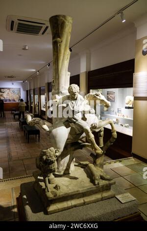 Viele wichtige historische Artefakte sind im Museum der Anatolischen Zivilisationen in Ankara/türkei ausgestellt. Stockfoto