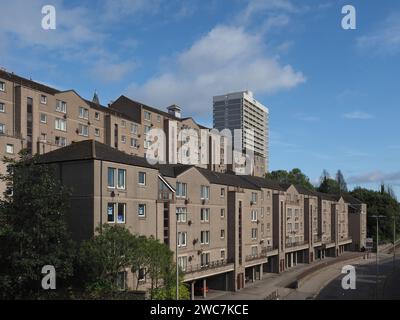 ABERDEEN, Großbritannien - 14. SEPTEMBER 2023: Blick auf die moderne Stadt Stockfoto