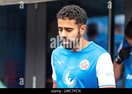 Rostock, Deutschland 14. Januar 2024: Testspiel - 2023/2024 - FC Hansa Rostock gegen VfB Lübeck im Bild: Sarpreet Singh (Hansa Rostock) Stockfoto