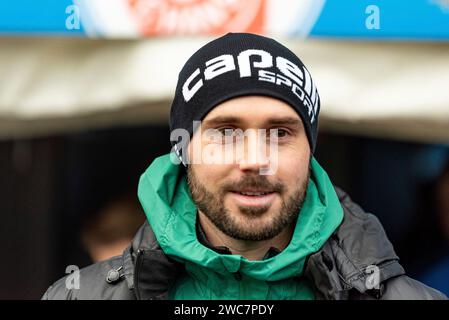 Rostock, Deutschland 14. Januar 2024: Testspiel - 2023/2024 - FC Hansa Rostock vs. VfB Lübeck im Bild: Pascal Breier (VfB Lübeck) Stockfoto