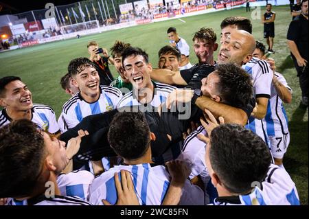 Javier Mascherano, Trainer der argentinischen U-20-Nationalmannschaft, Champion des internationalen COTIF-Turniers im Juli 2022 in Alcudia, Valencia, Spanien Stockfoto