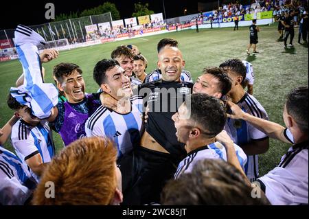 Javier Mascherano, Trainer der argentinischen U-20-Nationalmannschaft, Champion des internationalen COTIF-Turniers im Juli 2022 in Alcudia, Valencia, Spanien Stockfoto