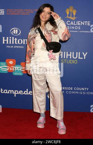 Palm Springs, USA. Januar 2024. LOS ANGELES - 13. JAN: Hannah Dunne beim Ex-Ehemänner Screening - Abschlussabend PSIFF im Richards Center for the Arts am 13. Januar 2024 in Palm Springs, KALIFORNIEN (Foto: Katrina Jordan/SIPA USA) Credit: SIPA USA/Alamy Live News Stockfoto