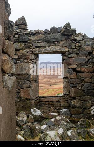 Glendrian ist eine verlassene Crofting Township im Zentrum der Halbinsel Ardnamurchan, die in den 1940er Jahren aufgegeben wurde Stockfoto