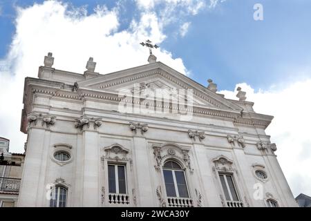 Basilika unserer Lieben Frau der Märtyrer (Basílica de Nossa Senhora dos Mártires), eine katholische Kirche in der Rua Garrett in Chiado, Lissabon, Portugal Stockfoto