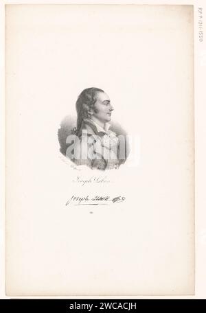 Portret van Joseph Le Bon, anonym, veuve Delpech (Naudet), in oder nach 1818 - in oder vor 1842 Druck Paris Papier historische Personen Stockfoto