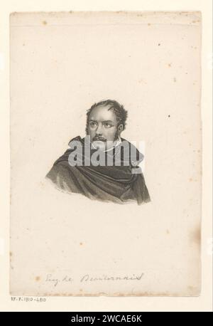 PORTRET VAN Eugène de Beauharnais, Francois Louis CLOUCHE, ca. 1805 - 1849 Druckpapier, das historische Personen graviert Stockfoto