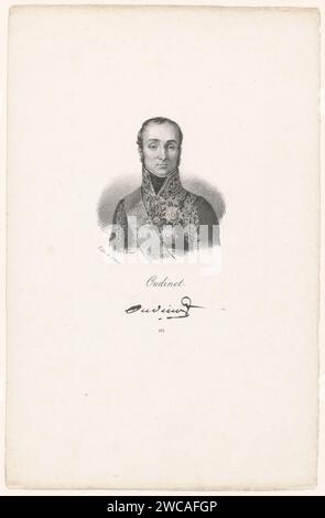 Portret van Nicolas-Charles Oudinot, anonym, veuve Delpech (Naudet), in oder nach 1818 - in oder vor 1842 Druck Paris Papier historische Personen Stockfoto