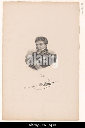 Portret van Claude-Victor Perrin, anonym, veuve Delpech (Naudet), in oder nach 1818 - in oder vor 1842 Druck Paris Papier historische Personen Stockfoto