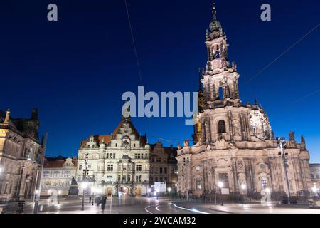 Dresden Sehenswürdigkeiten Stockfoto