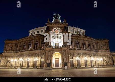 Dresden Sehenswürdigkeiten Stockfoto