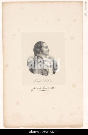 Portret van Joseph Le Bon, anonym, veuve Delpech (Naudet) (evtl.), in oder nach 1818 - in oder vor 1842 Druck Paris Papier. Historische Personen Stockfoto