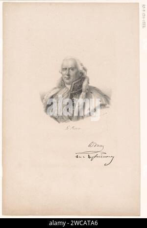 Portret van Charles-Francois Lebrun, anonym, veuve Delpech (Naudet), nach Robert Lefevre, in oder nach 1818 - in oder vor 1842 Druck Paris Papier historische Personen Stockfoto