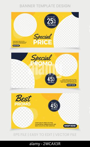 Cover Design Social-Media-Vorlage Bannervektor Stock Vektor