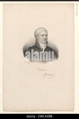 Portret van Louis de Fontanes, anonym, veuve Delpech (Naudet), in oder nach 1818 - in oder vor 1842 Druck Paris Papier historische Personen Stockfoto