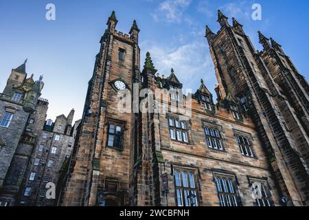 University of Edinburgh Schottland, 1. Januar 2024. Stockfoto