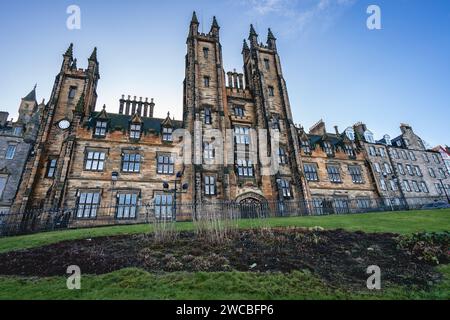 University of Edinburgh Schottland, 1. Januar 2024. Stockfoto