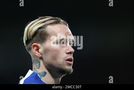 Mykhaylo Mudryk von Chelsea. - Chelsea V Crystal Palace, Premier League, Stamford Bridge Stadium, London, Großbritannien - 27. Dezember 2023. Nur redaktionelle Verwendung – es gelten Einschränkungen für DataCo. Stockfoto