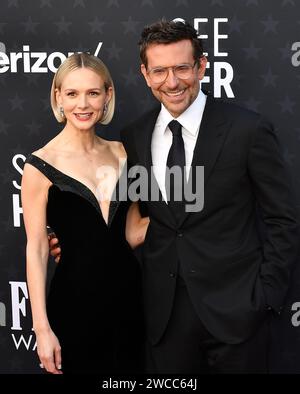 Santa Monica, Kalifornien. Am 14. Januar 2024 nahm Carey Mulligan, Bradley Cooper, am 14. Januar 2024 an den 29. Annual Critics Choice Awards im Barker Hangar in Santa Monica, Kalifornien, Teil. Foto: C Flanigan/imageSPACE Stockfoto