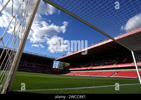 Aktenfoto vom 16.09.2022 von der allgemeinen Ansicht vom Inneren des Stadions. Everton und Nottingham Forest wurden wegen angeblicher Verstöße gegen die Rentabilitäts- und Nachhaltigkeitsregeln der Premier League an eine unabhängige kommission verwiesen. Ausgabedatum: Montag, 15. Januar 2024. Stockfoto