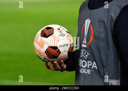 Der Europa League-Match - Brighton & Hove Albion gegen Olympique de Marseille, UEFA Europa League, Amex Stadium, Brighton, Großbritannien - 14. Dezember 2023 Stockfoto