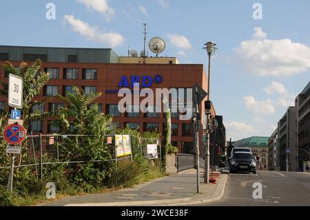 BERLIN/GERMANYDEUSCTHLAND / 10. AUGUST 2018... ARD-Bürogebäude in Berlin Deutschland Foto: Francis Joseph Dean / Deanpictures. Stockfoto