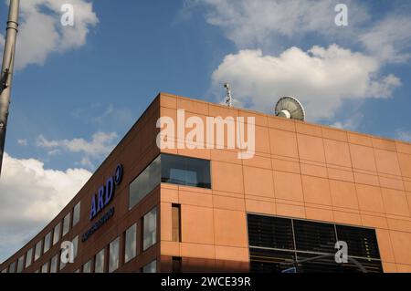 BERLIN/GERMANYDEUSCTHLAND / 10. AUGUST 2018... ARD-Bürogebäude in Berlin Deutschland Foto: Francis Joseph Dean / Deanpictures. Stockfoto