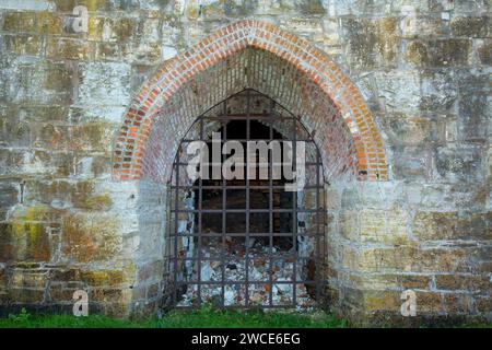 Ofen-Stack in komplexen Ofen, Fayette Historic State Park, Michigan Stockfoto