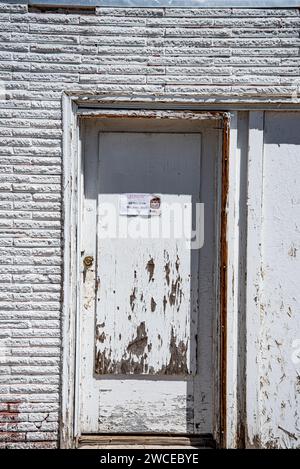 Ladenfront an der Main Street, Filer, Idaho Stockfoto