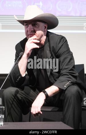 BFI Southbank, London, Großbritannien. Januar 2024. Ali Caterall auf der Bühne bei Mark Kermode in 3D. Foto von Julie Edwards./Alamy Live News Stockfoto