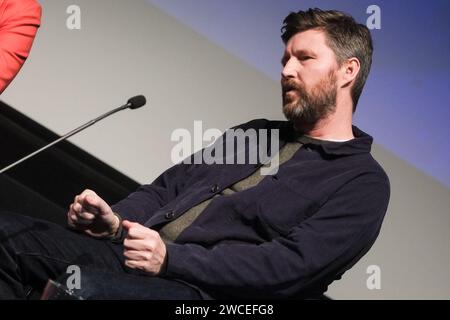 BFI Southbank, London, Großbritannien. Januar 2024. Regisseur Andrew Haigh auf der Bühne bei Mark Kermode in 3D. Foto von Julie Edwards./Alamy Live News Stockfoto
