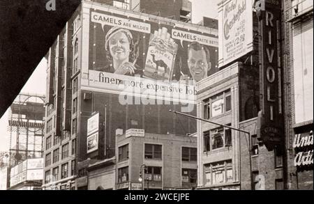 Foto vom Album einer italienischen jüdischen Familie (Jarach), die im Sommer 1933 nach New york und zur internationalen Expo in Chicago reiste. Hier ein Blick auf die Stadt New York Stockfoto