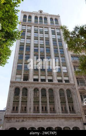 Art déco-Gebäude am Broadway in Downtown Los Angeles, CA., USA Stockfoto