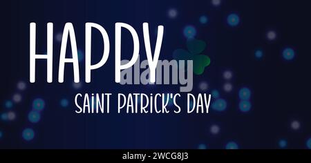 Hintergrundbilder und Hintergründe zum Happy Saint Patrick's Day können Sie herunterladen und auf Ihrem Smartphone, Tablet oder Computer verwenden. Stock Vektor