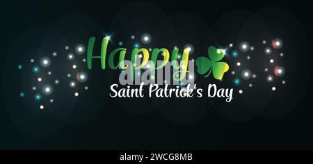 Hintergrundbilder und Hintergründe zum Happy Saint Patrick's Day können Sie herunterladen und auf Ihrem Smartphone, Tablet oder Computer verwenden. Stock Vektor