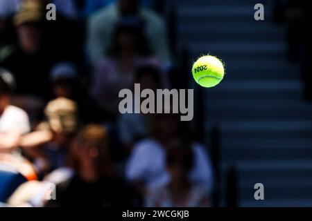 Melbourne, Australien, 16. Januar 2024. Der polnische Tennisspieler IgA Swiatek spielt 2024 beim Australian Open Tennis Grand Slam im Melbourne Park. Foto: Frank Molter/Alamy Live News Stockfoto