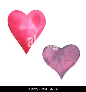 Aquarell mit Rosenblumen. Handgezeichnetes nahtloses Muster für Rahmen oder Banner. Blumendarstellung auf isoliertem Hintergrund für Hochzeitseinladungen Stockfoto