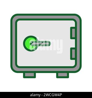 Safe-Box-Symbol Stock Vektor