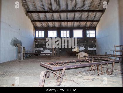 Elizabeth Bay Mine gebaut 1924 bis 1926 Great Depression Shut down 1931 aufgegeben 1940 Stockfoto