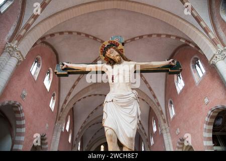 Cattedrale di Santa Maria Annunciata (Verkündigung der Jungfrau Maria Kathedrale) im historischen Zentrum von Vicenza, Provinz Vicenza, Veneto, Italien© wo Stockfoto