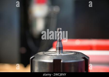 cnc-Fräser zum Fräsen in Haltern. Stockfoto
