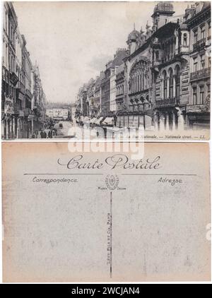 7 LILLE — La Rue nationale. — Nationale Straße. — LL (2). Stockfoto