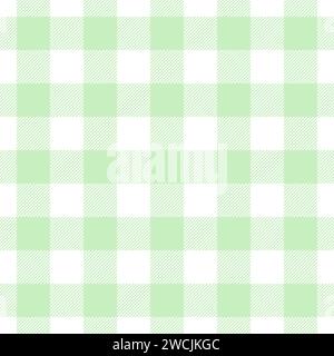 Nahtloses Muster der Tischdecke. Wiederholtes Karomuster für Designdrucke. Wiederholter Schach-ekose-Stoff. Prüft die quadratische Linie. Vichi-Tuch. Tartan Stock Vektor