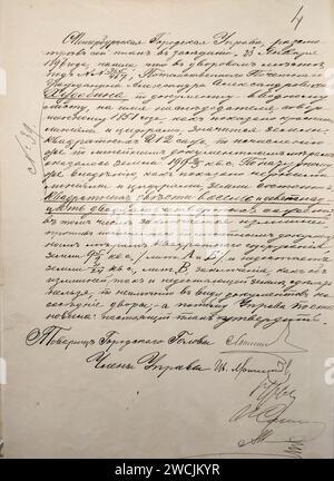 A A Khudobin House SPB Borovaya Street 21 Dokument-1896 5. Stockfoto