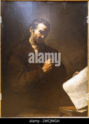 Ein griechischer sage, von Jusepe de Ribera, um 1630, Stockfoto