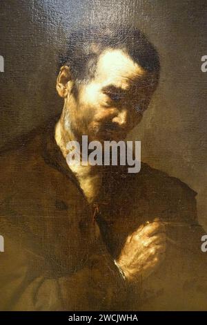 Ein griechischer sage, von Jusepe de Ribera, Detail, um 1630, Stockfoto